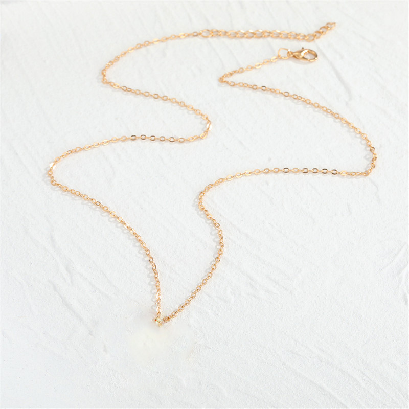 simple fashion style new gold chain necklace