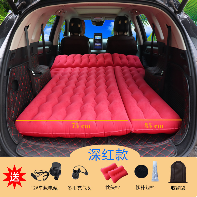 SUVトランク車載エアマットレス多目的野外睡眠マット自動エアマットレス二人屋外旅行ベッド|undefined