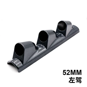 Avtomobil modifikasiyası A-sütunlu ölçü quraşdırma 60mm karbon lifli ölçü braketi 52mm
