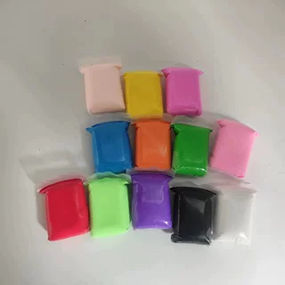 超轻粘土批发儿童手办diy美术材料包太空彩泥20克橡皮泥包装黏土