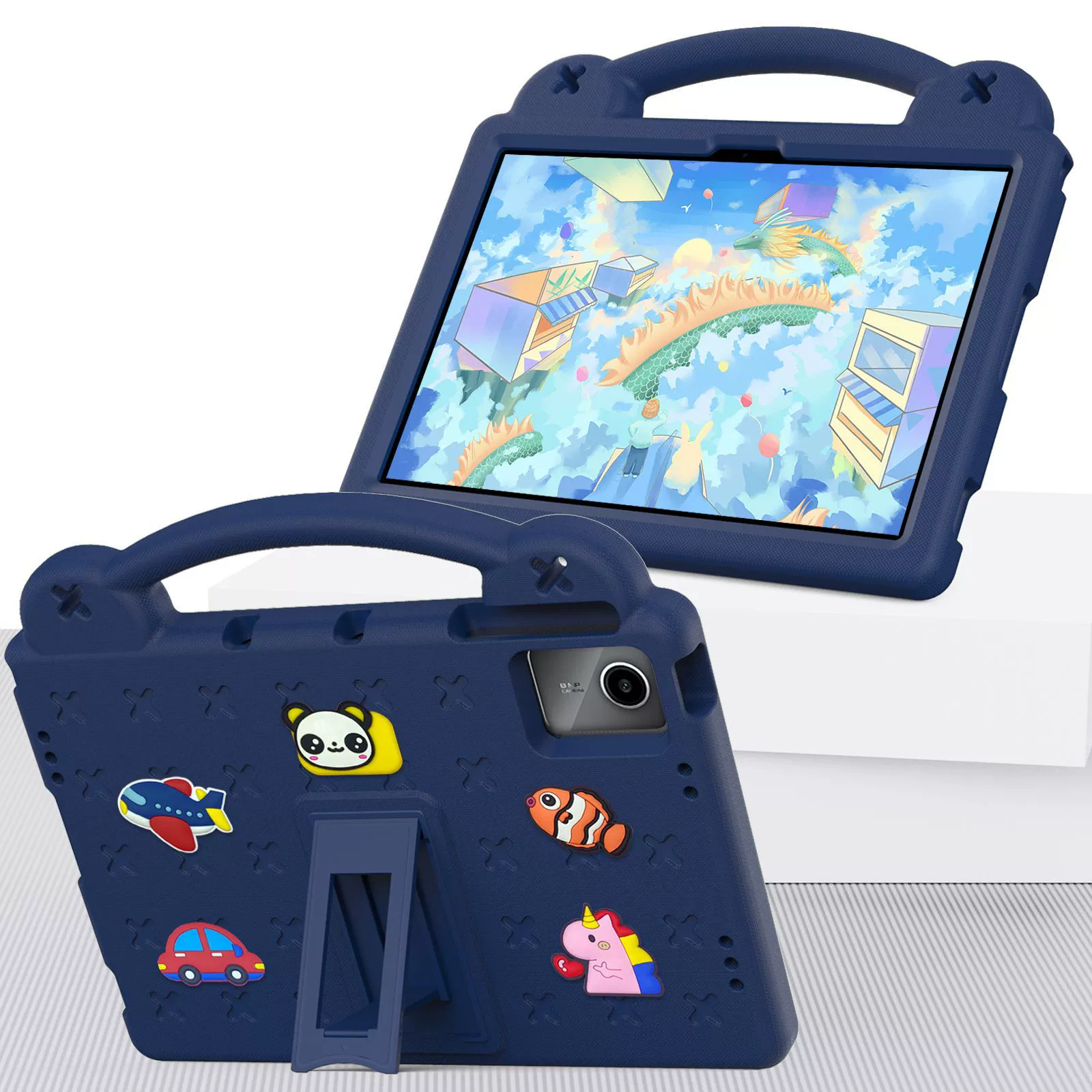 Подходит для планшета Lenovo Xiaoxin pad11 защитный чехол Lenovo Tab TB311 M11 Beibei Bear Brace BoosterShell