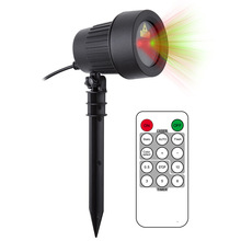 跨境户外防水激光灯厂家 红绿满天星草坪灯 花园庭院圣诞插地灯