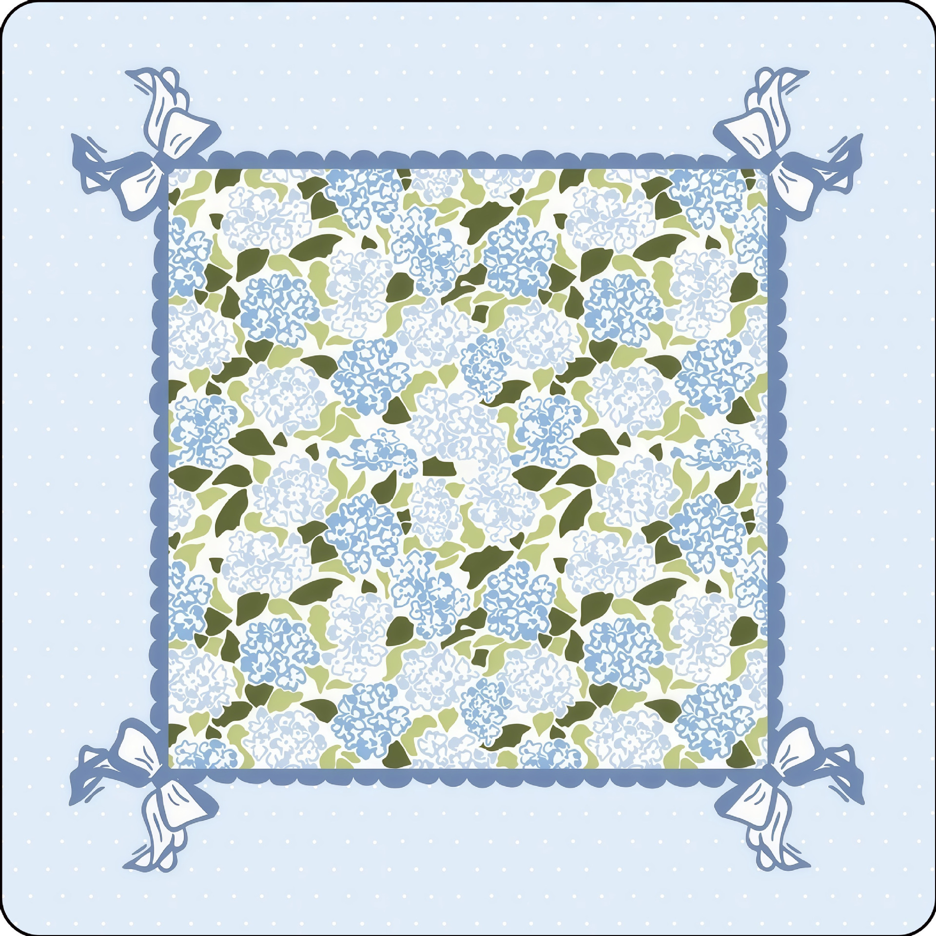 Cross-Border In-Stock American Retro-Style Floral Plant-Patterned Household Mahjong Table Mat, Easy-Care Water-Absorbent Diatomaceous Earth Mat, Dropshipping