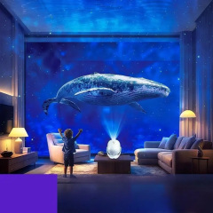 3D动态星空投影灯北欧卧室夜灯灯现代简约客厅创意酒店书房装饰灯