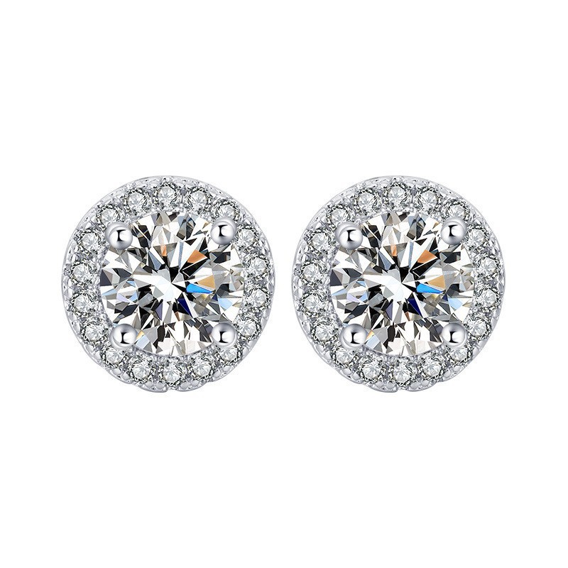 圆包耳钉【6.5mm】