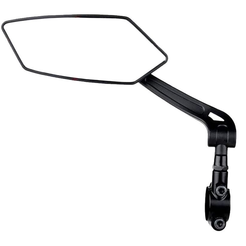 Espejo de asiento de aumento Espejo retrovisor de bicicleta [rotación de 360 grados] Modificación de motocicleta Espejo retrovisor grande