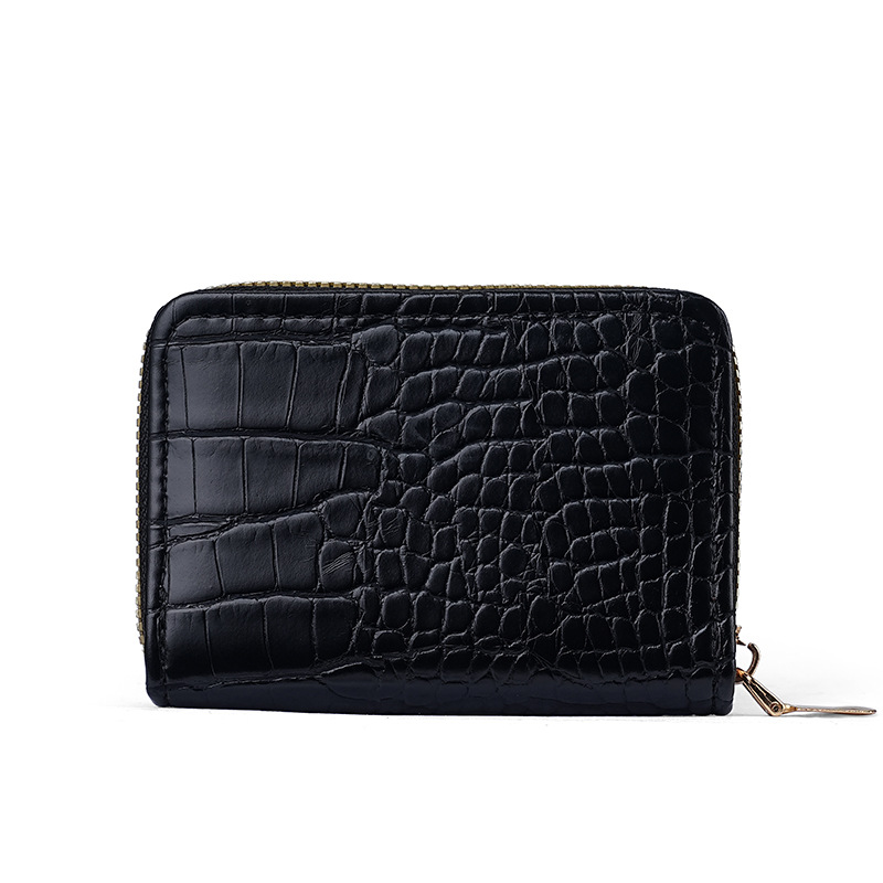 Tarjetero para mujer, tarjetero antideshimagnetización, tarjetero con ranura para múltiples tarjetas, tarjetero corto de acordeón de gran capacidad para hombre, bolsa de cosméticos para tarjetas bancarias