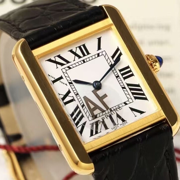 Kajia Tank Classic Women's Imported Quartz Wristwatch, Vintage Style High-Quality Roman Watch, Cross-Border Wholesale