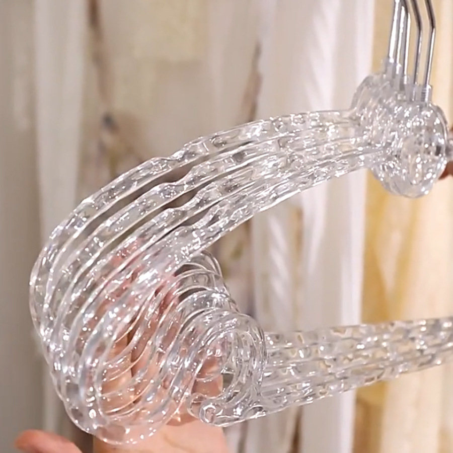 Percha de patrón de glaciar percha de ropa para el hogar percha de ropa antideslizante percha de ropa especial percha de soporte sin costuras armario