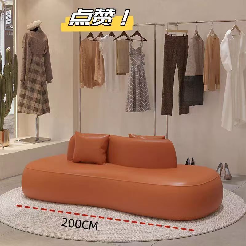 [orange] 210cm-cat scratch leather-ol double-sided seat
