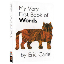 ericcarle英文绘本My Very First Book of Words单词书籍卡尔爷爷