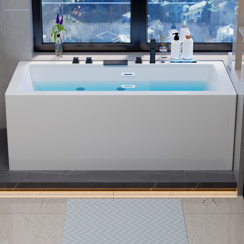 Surfing bathtub constant temperature heating massage independent seamless acrylic bathtub 1.5-1.8 m spa