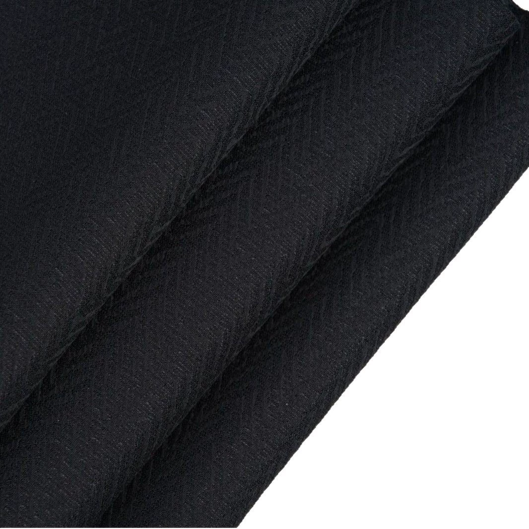 Matte vinegar-polyester fabric Herringbone diagonal stripe drape sph Dress pleated skirt Hanfu fabric