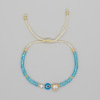 Brand trend fashionable crystal, copper beads heart-shaped, beaded bracelet handmade