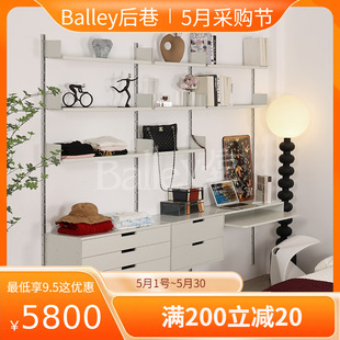 Light Luxury Modern Simple Metal Fabric Leather Bedroom Storage Rack Museum Rack Bed Bedside Table 606pro Layer Rack