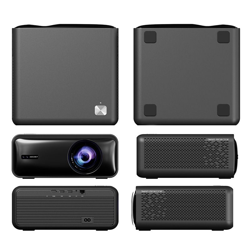 Proyector ultra HD 4K transfronterizo explosivo Android HD conferencia 600Lumen fabricante de proyector inteligente doméstico