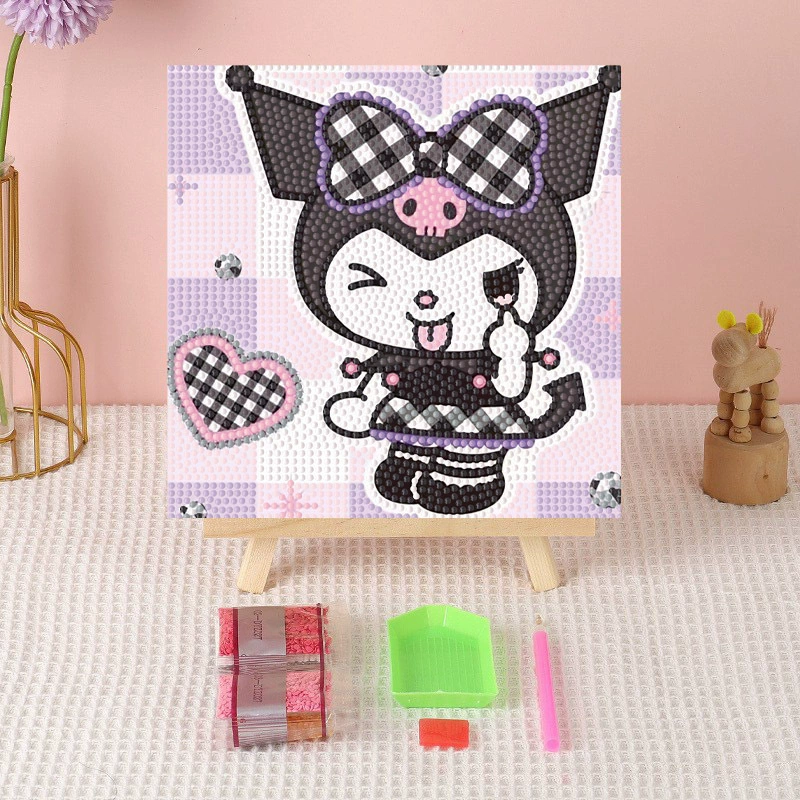 Алмазная вышивка (canvas) Genshin Impact DIY, 20×20 / 30×30, деревянная внутренняя рама и набор инструментов