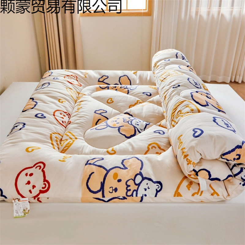 Xinjiang Cotton Mattress Pad Quilt Thickened Foldable Cotton Mattress Pad Dormitory Student Mattress Factory