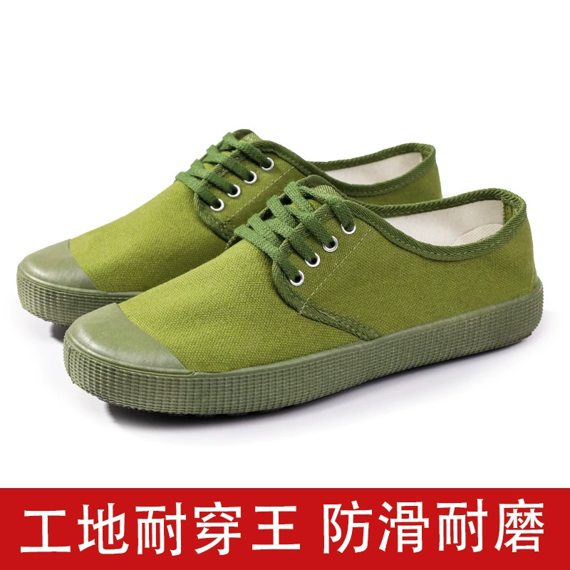 Старомодная обувь прямого выпуска с фабрики, нескользящая износостойкая обувь для рабочих-мигрантов, парусиновая обувь на мягкой подошве, дышащая Военная тренировочная обувь