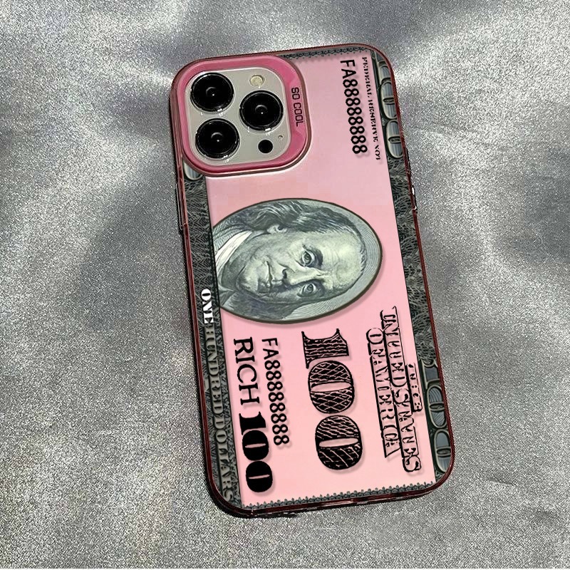 40g Weight iPhone Applicable Brands Phone Cases Classification PC Material Dollars Pattern Retro Style PC Dollars Retro Phone Cases Phone Accessories 1