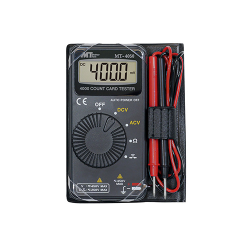 日本数显万用表MT-4050 轻薄卡式万用表 MOTHERTOOL