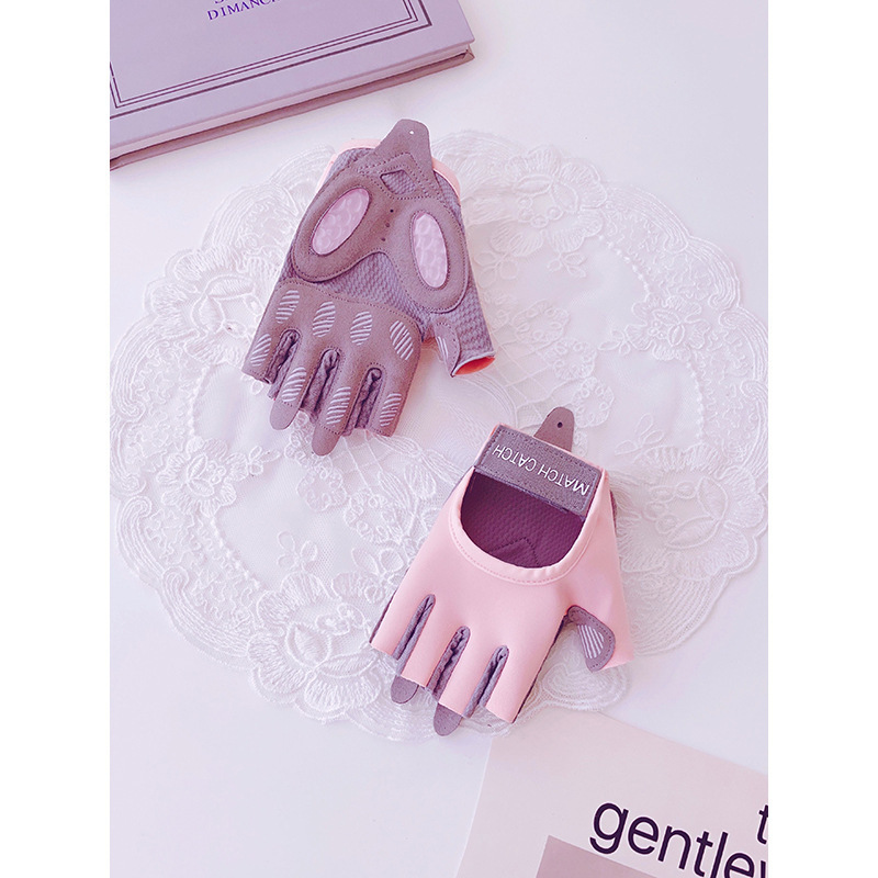 健身手套女半指器械训练瑜伽动感单车透气防起茧骑行运动其它直销