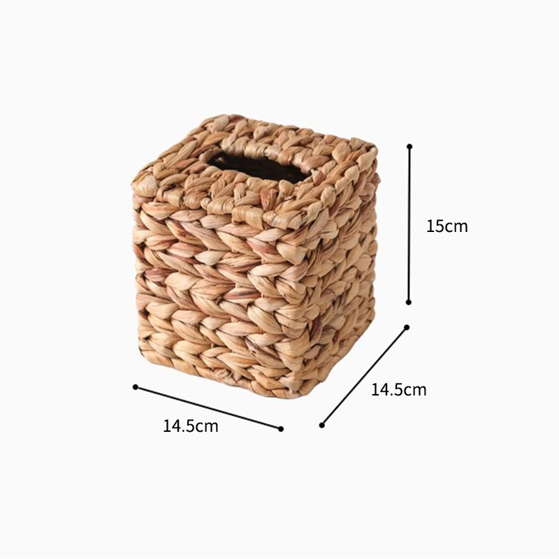 Yiran Willow multifuncional caja de pañuelos creativo dormitorio sala de estar caja de almacenamiento de control remoto hotel restaurante servilleta cartón