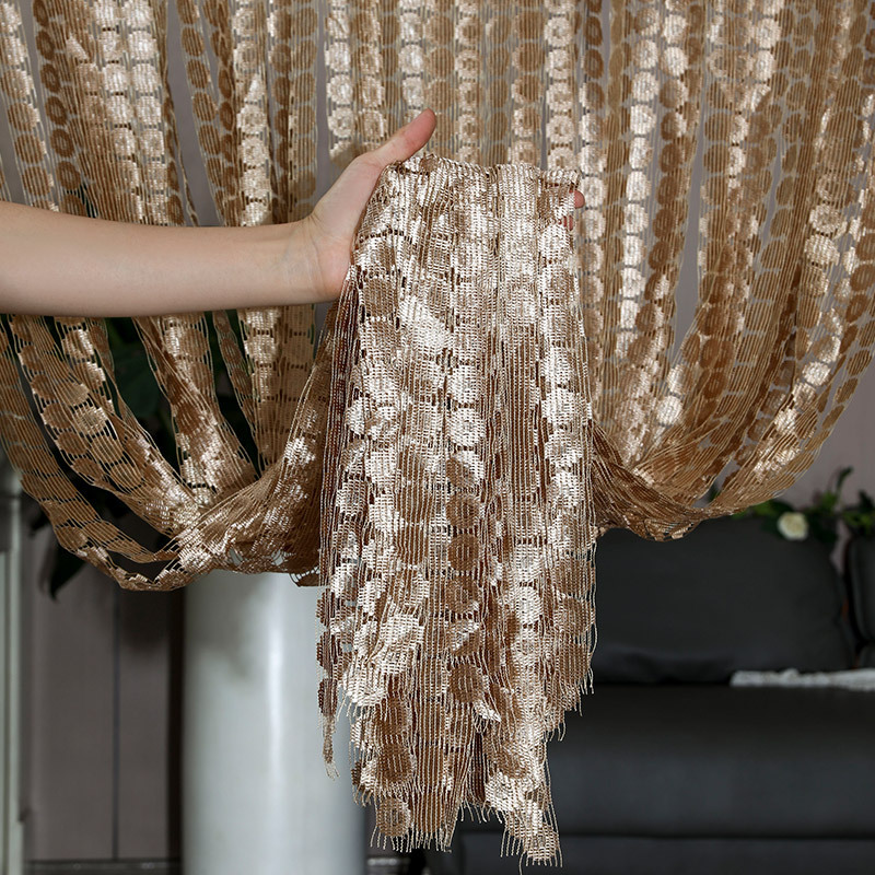 New Style Money Plant-Shaped String Curtain, Decorative Curtain, Linear Curtain, Door Curtain, Thick Jacquard Curtain, Finished Tassel Curtain New Style Money Plant-Shaped String Curtain, Decorative Curtain, Linear Curtain, Door Curtain, Thick Jacquard Curtain, Finished Tassel Curtain