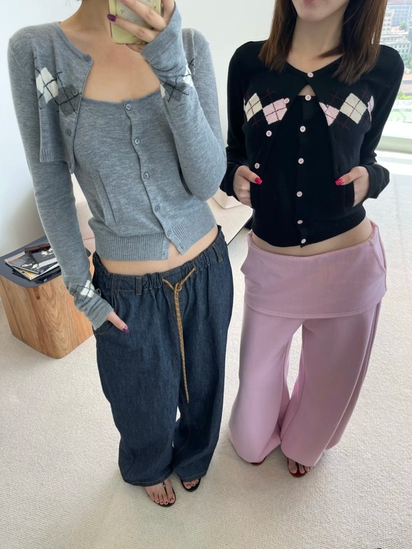 南油女装批发 RA新品“袋鼠”卫裤可束脚阔腿裙裤宽松纯色休闲裤|undefined