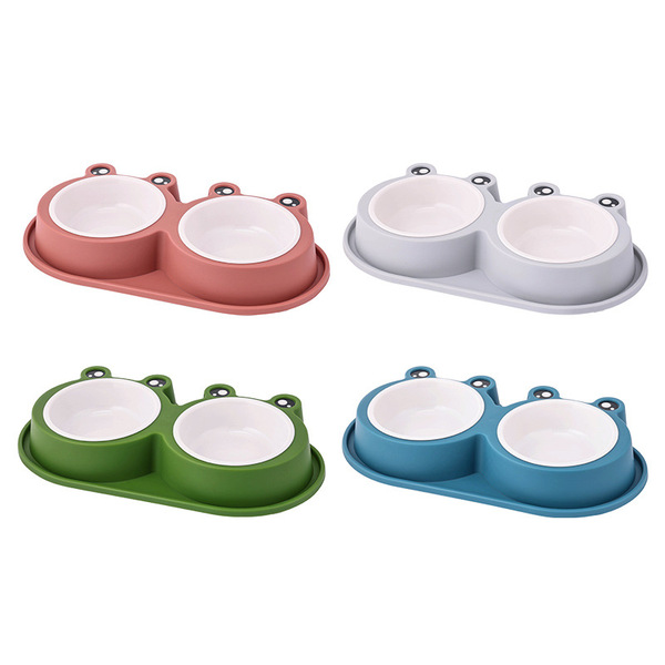 Plastic cartoon large anti -ant frog bowl pet bowl cats and dog food…