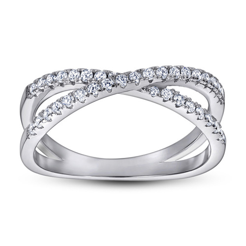 Tonglin jewelry letter s925 sterling silver ring women's fashion European and American double row diamond zircon accessories index finger ring wholesale