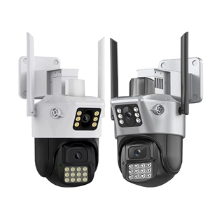 icsee双镜头无线wifi智能高清摄像头超级看看双画面手机远程室外