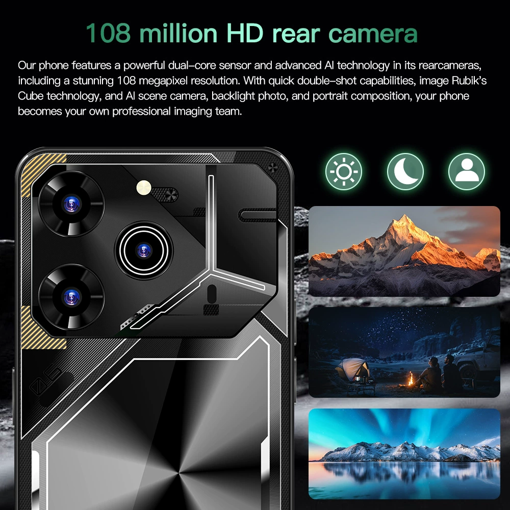  The new cross -border smartphone POVO6PRO Android 16+1TB Foreign Trade Factory dedicated to available (explosive model)