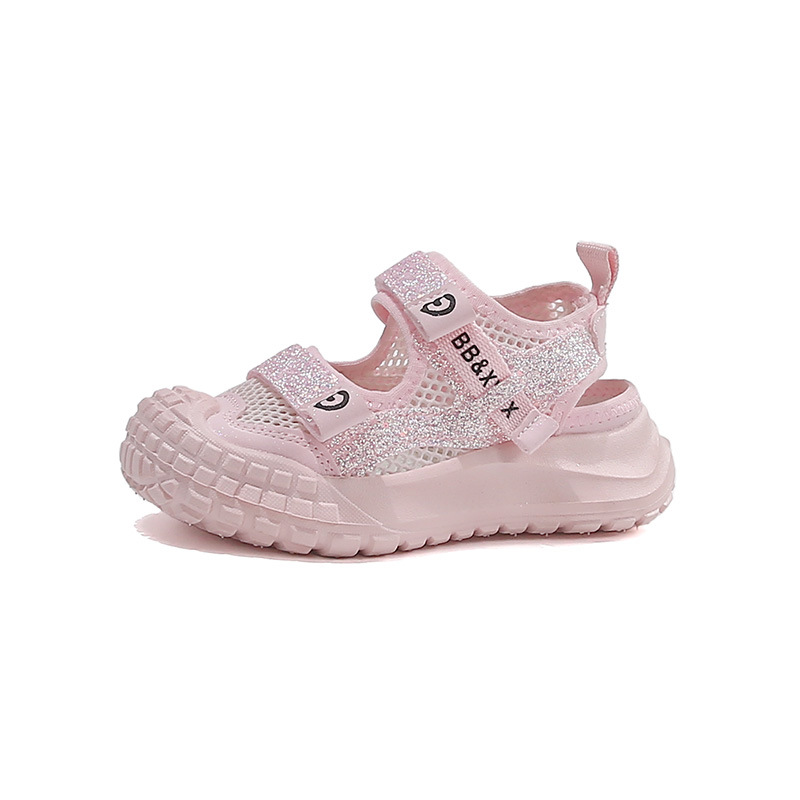 Sandálias de niñas verano 2026 nuevos zapatos de princesa para niños zapatos de malla hueca transpirables zapatos casuales zapatos image 6