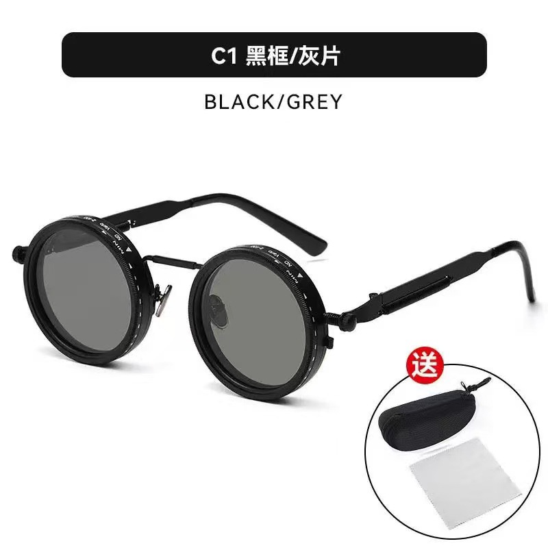 Black frame black gray + packaging [plastic steel]