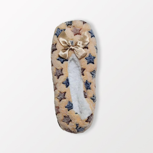 Winter floor socks for women, cotton indoor non-slip soft bottom floor shoes, adult printed home thick snow socks