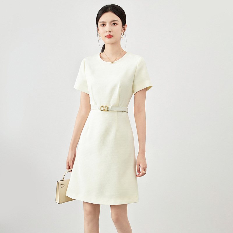 Đầm suông nữ midi tay ngắn họa tiết hoa nhí — 2415613 - Hạnh chi tiết 8