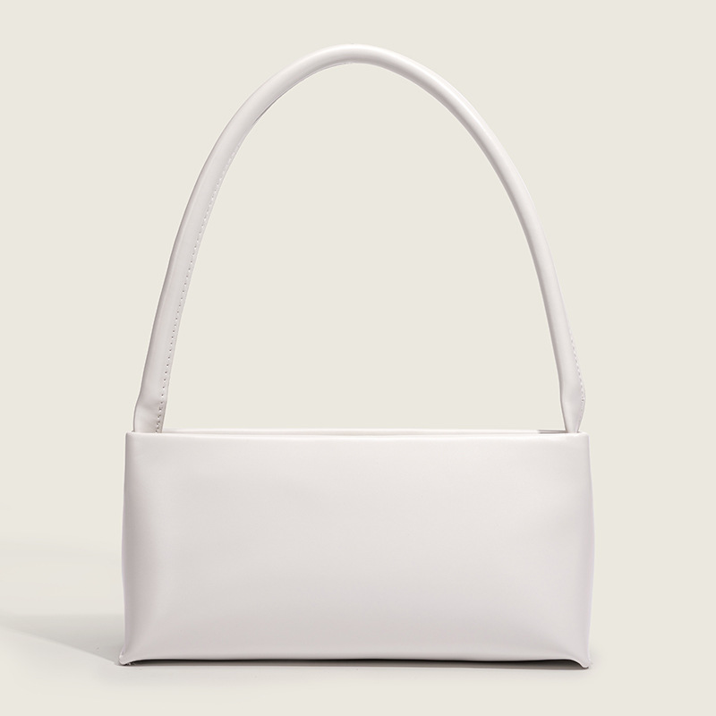 Red Retro Baguette Bag French Niche Design Underarm Bag Elegant Bridal Wedding Handbag For Women - Thumbnail 6