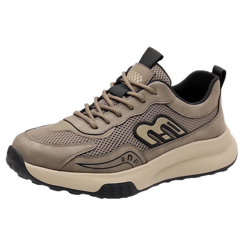 Zapatos de hombre primavera nuevos zapatos deportivos suaves de moda moda con zapatos casuales de hombre, zapatos respirables al por mayor