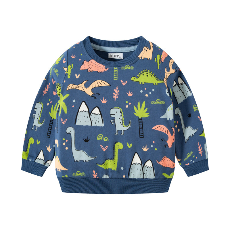 Suéter de Punto para Niños Otoño-Invierno 2026, Diseño de Dibujos Animados, Algodón Puro, Venta al Por Mayor