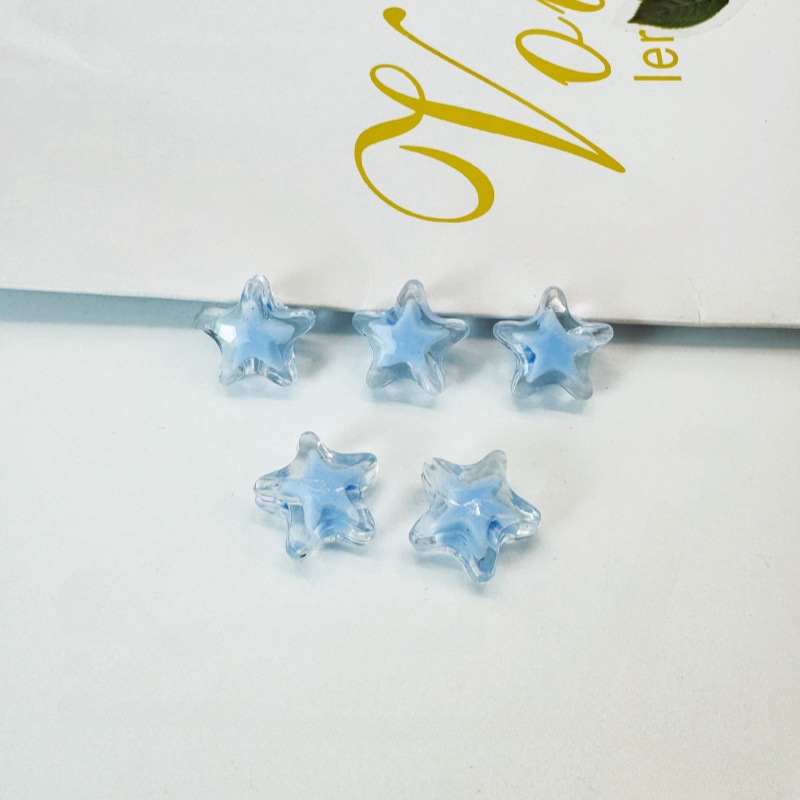 10g Weight Beads Jewelry Making Type DIY Ornament Accessories Classification 1 Piece Quantity Arylic Material Pentagram Pattern All Seasons Season Plating Design Sweet Style 1 Piece Arylic Pentagram DIY Ornament Accessories Beads 6