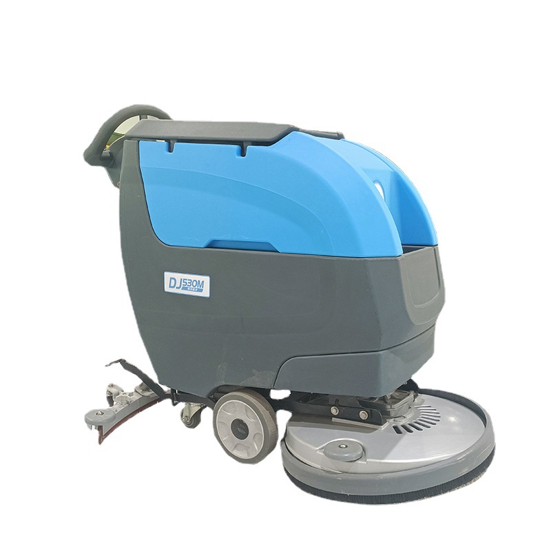 手推电动洗地机小型工业吸水洗地机电瓶商用大型商场洗地机设备