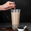 Straw stainless steel, set, coffee metal milk tea