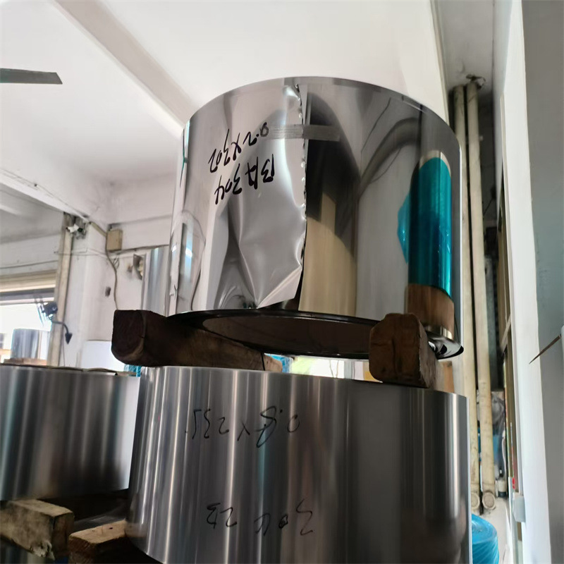 304不锈钢带20辊去应力超平整SUS304 1/2 3/4H精密 不锈钢卷带厂