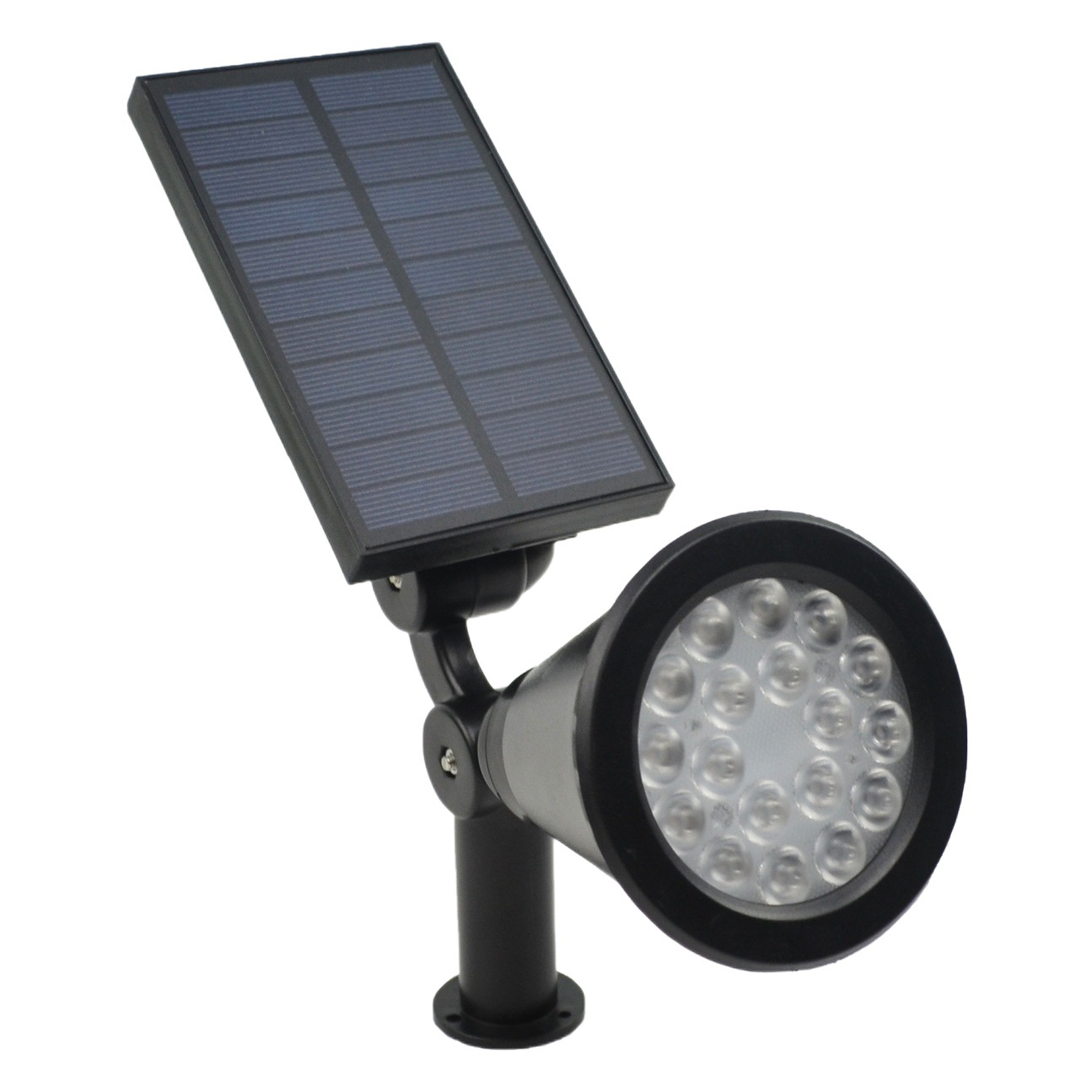 Transfronterizo lámpara de césped solar LED impermeable al aire libre jardín paisaje patio árbol lámpara hierba Spotlight plug-in de la lámpara