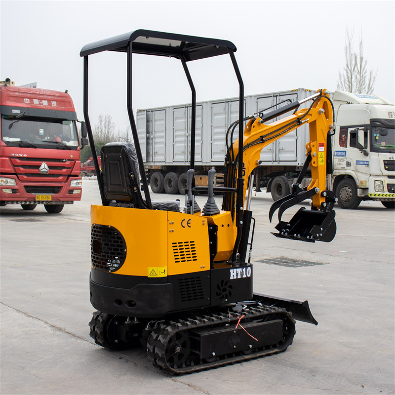 海拓生产供应0.8-3吨挖掘机 家用小型挖土果园开沟用微型挖机现货