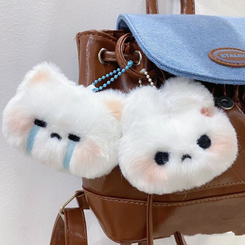 Cute Capybara Star Cartoon Pendant Kapibala Plush Jewelry Bag Keychain Small Siamese Doll Doll