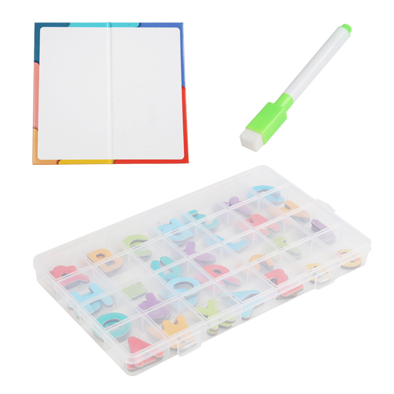 Magnético alfabeto digital inglés pegatinas de educación temprana pegatinas de refrigerador para niños matemáticas ilustración suma y resta ayuda didáctica pegatinas magnéticas de papel