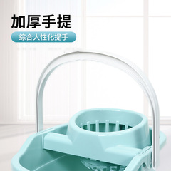 Household Swivel Handle Multi-functional Large Capacity Mop Bucket Plastic Foot Pump Dehydration with Wheels Cleaning Mop Bucket