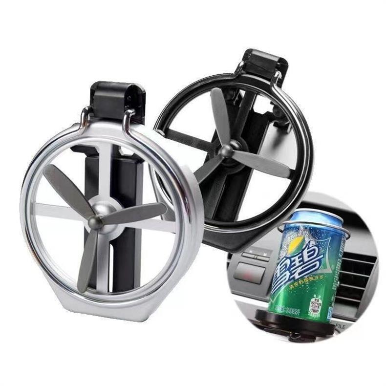 Car air vent cup holder, multifunctional vehicle-mounted beverage cup holder, air conditioning vent rack, retractable storage rack